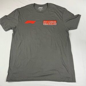 Gray Pit Crew Team T-Shirt